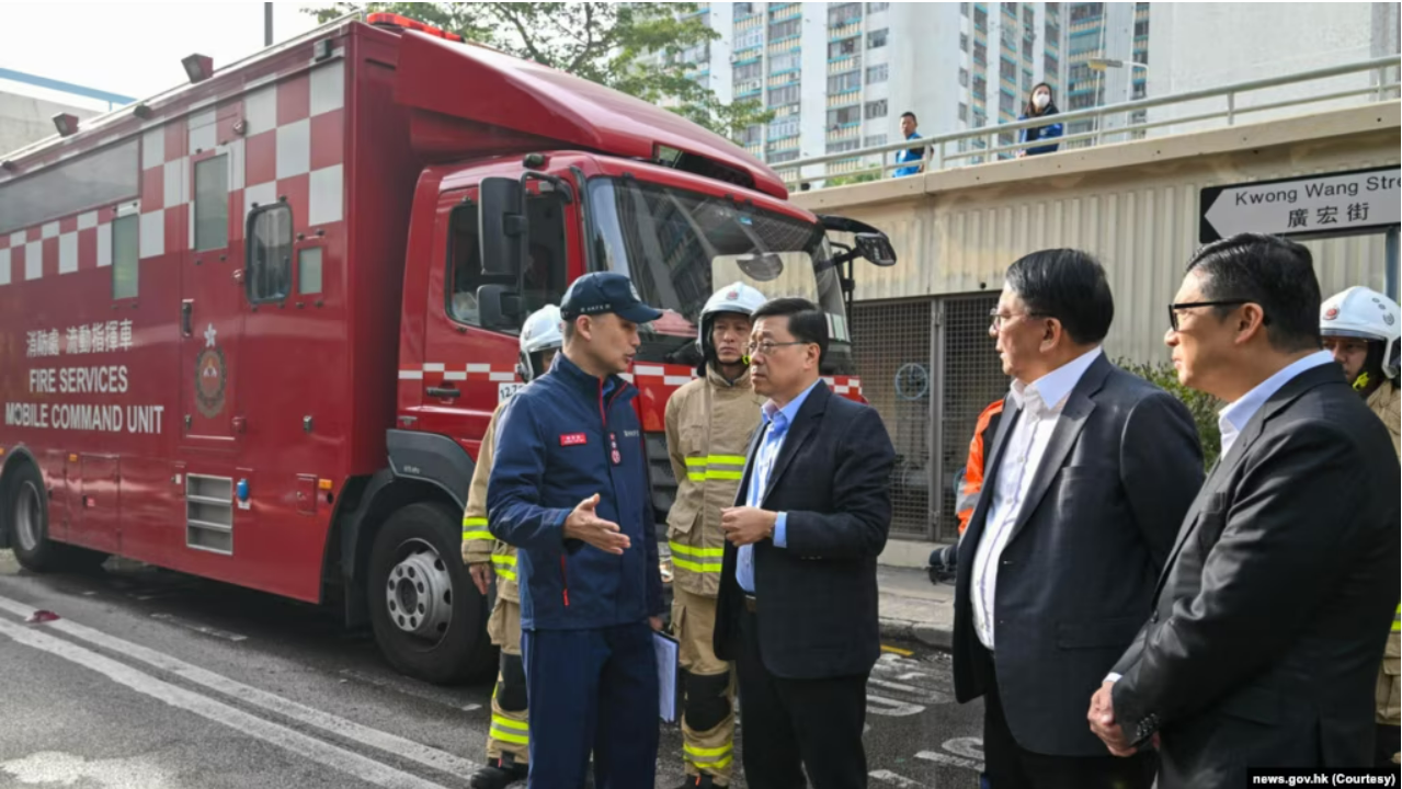 香港几十年来最惨重火灾已造成60多人丧生 77人受伤