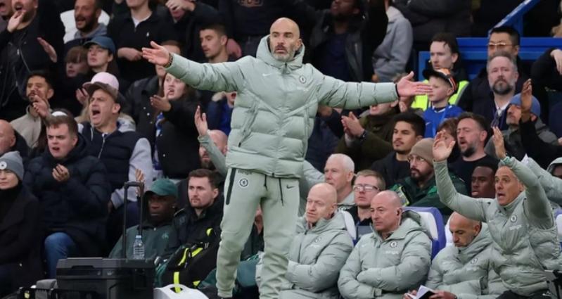 马雷斯卡：丢球前球队一直把握主动，并没有对帕尔默表现不满